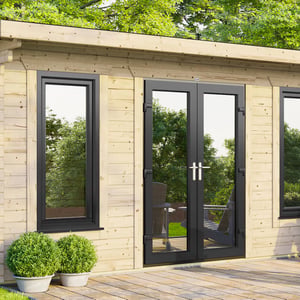 Pent Log Cabins