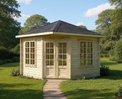 Palmako Melanie 2.8m x 2.8m Corner Log Cabin