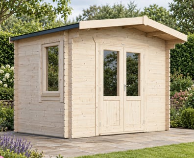 Power Chalet Log Cabin 28mm